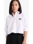 Kız Çocuk Cropped Fit Oxford Uzun Kollu Gömlek D9149A825SP 5