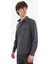 %100 Pamuk Regular Fit Polo Yaka Basic Düz Uzun Kollu Gömlek B2654AX25SP 3