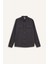 %100 Pamuk Regular Fit Polo Yaka Basic Düz Uzun Kollu Gömlek B2654AX25SP 6