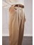 Carrot Fit Kemerli Klasik Pantolon Yüksek Bel Dar Paça Piliseli Basic Düz Kısa Paça D4282AX24AU 3