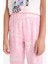 Kız Çocuk Pijama Takımı Bisiklet Yaka Baskılı Kısa Kollu Üst Uzun Alt E0540A825SM 6