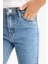 Kız Çocuk Flare Fit İspanyol Paça Jean Pantolon D7096A825SM 6