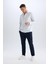 Tailored Fit Normal Kesim Düz Paça Her Yöne Esneyen Yazlık Kumaş Pantolon C7508AX24AU 3