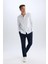 Tailored Fit Normal Kesim Düz Paça Her Yöne Esneyen Yazlık Kumaş Pantolon C7508AX24AU 4