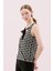 Bağlama Detaylı Triko Bluz Siyah-Gri Y2571001_209 5