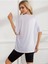 Kadın / Kız Beyaz Oversize T-Shirt Splendid Music Baskılı 2