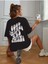 Coming Baskılı Kadın / Kız Salaş Oversize T-Shirt Boyfirend 1