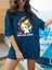 Kadın / Kız Oversize T-Shirt Coffee Baskılı 3