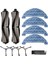Pvcr 3900 Iq Ev Robot Süpürgesi Yedek Aksesuarları Silindir Ana Yan Fırça Paspas Bez Bez (Yurt Dışından) 1