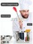 Silikon Spagetti Kaşığı Paslanmaz Saplı Kırmızı 32 cm 2