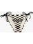 Astarlı Zebra Desenli Yanları Bağlamalı Ipli Bikini Altı 1