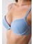 Wow Push Up Mesh Açık Mavi Sütyen 4