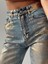 Varaklı Palazzo Kot Pantolon Jeans 5