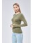 Basic Bisiklet Yaka Uzun Kollu Slim Fit Kadın Body T-Shirt 4