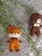 Amigurumi Minik Sevimli Hayvan Oyuncaklar (Kumkurdu Tilki ve Ayıcık) 2