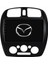 Mazda Mazda 323 - Araç Multimedya Ekran - 2gb 32GB - S - Black - 1999 - 2003 - 9 Inch - Hıgh Sound - Vsr 1