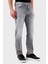Streç Pamuklu Slim Fit Normal Bel Düz Paça Jeans Erkek Kot Pantolon XM000049 AF14656 M8088 4