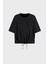 Pamuk Oversize Fit Bisiklet Yaka Tek Cepli T Shirt Bayan T Shirt EW000891 AF12545 UC001 5