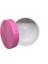 Beyaz Pembe Boş Krem Kutusu 25 ml Seyahat Boy Mini Organizer Şampuan-Losyon-Krem Haznesi x 5 Adet 1