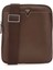Erkek Frienze Crossbody Fl Mini Omuz Çantası - Kahverengi 1