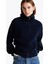 Kadın Th Cardigan Stitch Fermuarlı Hırka - Lacivert 1