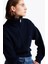 Kadın Th Cardigan Stitch Fermuarlı Hırka - Lacivert 2