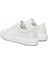 Erkek Low Top Lace Up Woven Sneaker Ayakkabı - Beyaz 3