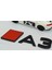 A3 2025+ Bagaj Kırmızı Siyah 3m Yazı Logo Audi Ile Uyumlu 1