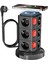 Akım Korumalı Priz Kablosuz Şarj Istasyonu 12X Priz / 1x USB / 2x Type-C Girişli 1.8mt Kablo 1
