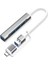 Alüminyum Metalik 4'ü 1 Arada USB + Type-C Çevirici, USB 3.0 Hızlı Klavye-Mouse Data Çoklayıcı 1
