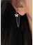 Kelebekli Deliksiz Kıkırdak Küpe, Ear Cuff Kadın Küpe 1