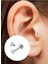 Gümüş Cerrahi Çelik Tragus Helix 6'lı Set Piercing 2
