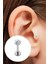 Gümüş Cerrahi Çelik Tragus Helix 6'lı Set Piercing 3