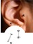 Cerrahi Çelik 6mm Arkası Düz Barlı Küçük Boy Piercing 2