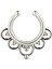 Deliksiz Fake Dudak Burun Kulak Piercing Septum 1
