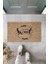 Siyah Kapı Önü Paspası Home Sweet Home Desen K-3298 1