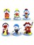 5-6 cm 6 Adet/takım Karikatür Doraemon Figürleri Oyuncak Sevimli Uçan Doraemon Pvc Action Figure Koleksiyon Model Oyuncak Kek Dekorasyon Hediyeler (Yurt Dışından) 5