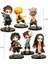 6 Adet/takım Anime Iblis Avcısı Şekil Kimetsu Hiçbir Yaiba Şekil Q Posket Kamado Tanjirou Kamado Nezuko Agatsuma Şekil Oyuncaklar 5-8 cm (Yurt Dışından) 3
