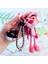 Karikatür Pvc Pembe Panter Aksiyon Figürü Oyuncakları Deri Halat Tutucu Metal Çan Pembe Panter Anahtarlık Kolye Çocuklar Yetişkin Hediye (Yurt Dışından) 5