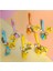 Pokemon Pikachu Anahtarlık Hakiki Sevimli Anime Karikatür Pokémon Aksiyon Figürü Charizard Anahtarlık Kawaii Model Oyuncak Bebek Çocuk Kız Hediye (Yurt Dışından) 4