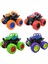Araba Oyuncakları Çocuk Boys Için Ataletsel Düşmeye Dayanıklı Dört Tekerlekten Çekişli Off-Road Araç Çocuk Oyuncak Araba Bebek Geri Çekin Araba Modeli Oyuncak (Yurt Dışından) 3