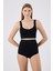 Wenupina X Model Kadın Yüksek Bel Slip Külot Korse – Bel Toparlayıcı Siyah 1
