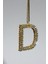 Gold Taşlı Dikiz Süsü Harfli 7 cm 5