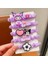 Kuromi Sanrio Kawaii Kore 5li Lastik Simit Saç Toka Set Genç Kız Prenses Doğum Günü Okul Hediye 1