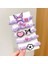 Kuromi Sanrio Kawaii Kore 5li Lastik Simit Saç Toka Set Genç Kız Prenses Doğum Günü Okul Hediye 4