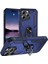 Apple iPhone 16 Pro Max Kılıf Magnetik Stand Olabilen Kamera Korumalı Kapak - Lacivert 1
