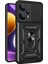 Poco F5 Kılıf Magnetik Stand Olabilen Kamera Korumalı Kapak - Siyah 1