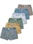 %100 Pamuklu Dinozor Desenli Erkek Çocuk Boxer Külot Iç Çamaşır 6lı Set 1