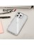 iPhone 16 Pro Max Kılıf Magsafe Uyumlu Airbag Tasarımlı Raptic Clear Serisi Şeffaf Kapak Beyaz 4