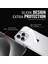 iPhone 16 Pro Max Kılıf Magsafe Uyumlu Airbag Tasarımlı Raptic Clear Serisi Şeffaf Kapak Beyaz 5
